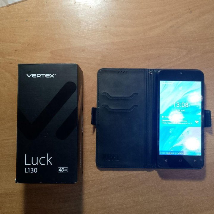 смартфон Vertex Luck L130 4G Black (VL130-4GBK)