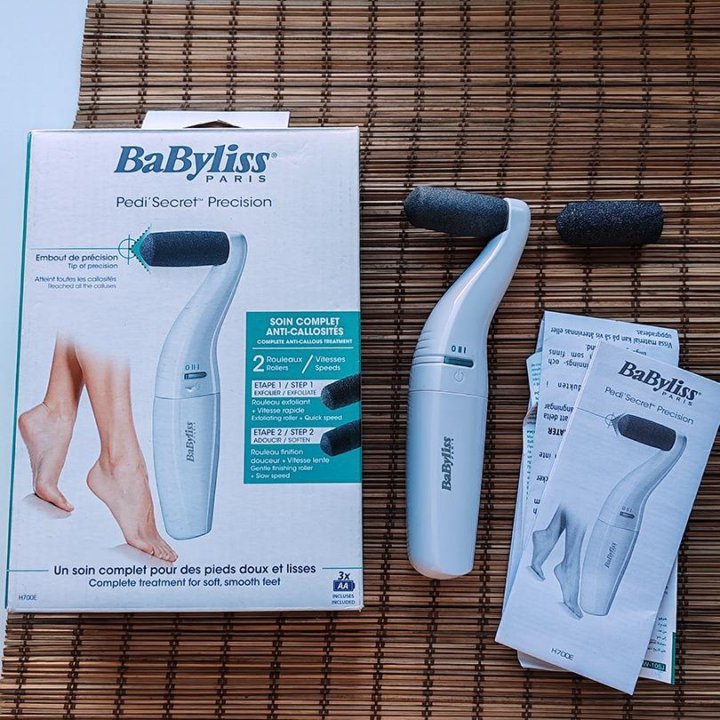 Электрическая пилка для ног Babyliss