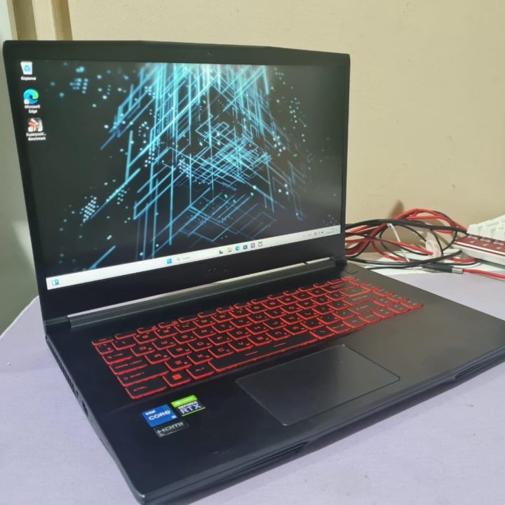 Ноутбук MSI I5-11400H/ 16 GB DDR4/ RTX 3050