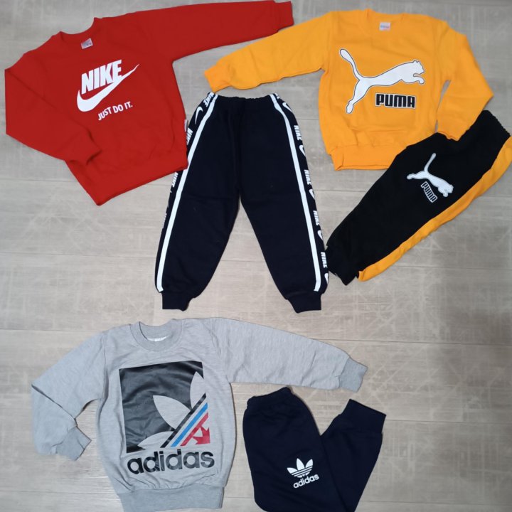 Новые костюмы adidas, Nike р. 74 по 104