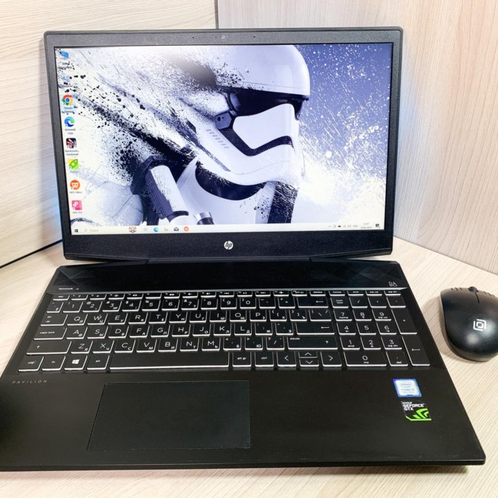 Игровой ноутбук HP Core i5-8g/GTX 1050/16Gb/SSD+HD