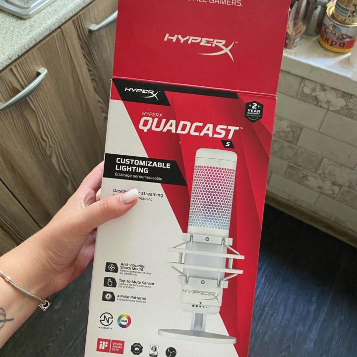 Микрофон hyperx quadcast s