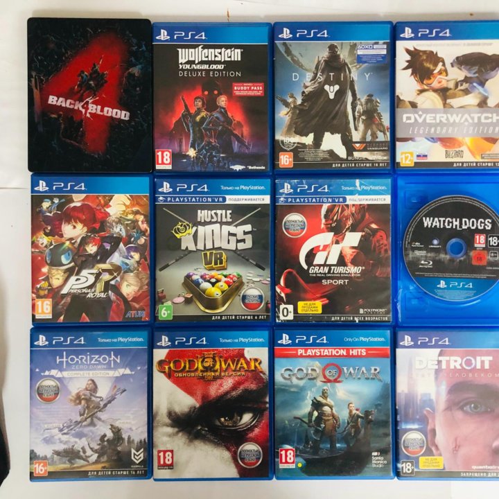 Игры на PlayStation 4 (возможен обмен)