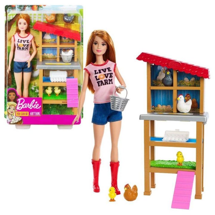 Новый набор Barbie Куриный фермер Оригинал