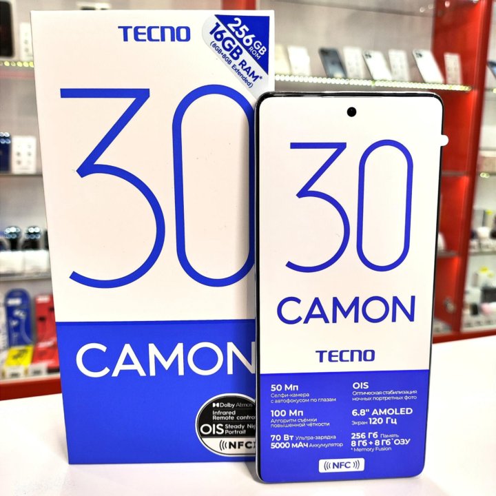 TECNO Camon 30, 8/256 ГБ Новый.Гарантия 1 год!