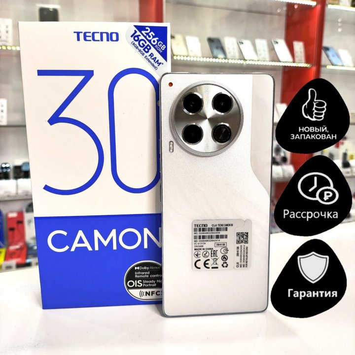 TECNO Camon 30, 8/256 ГБ Новый.Гарантия 1 год!