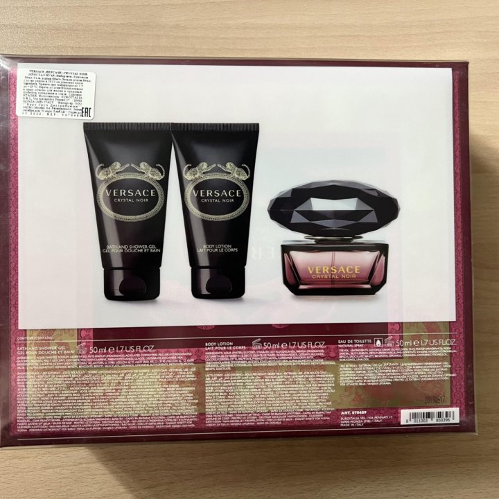 подарочный набор Versace Crystal Noir