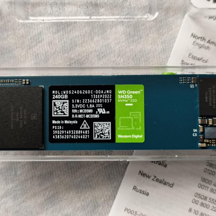 SSD WD 240 Gb