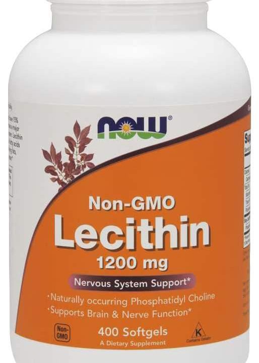 Лецитин NOW Lecithin 1200 мг 400 капсул