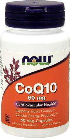 Коэнзим Q10 NOW CoQ10 60 mg 60 капсул