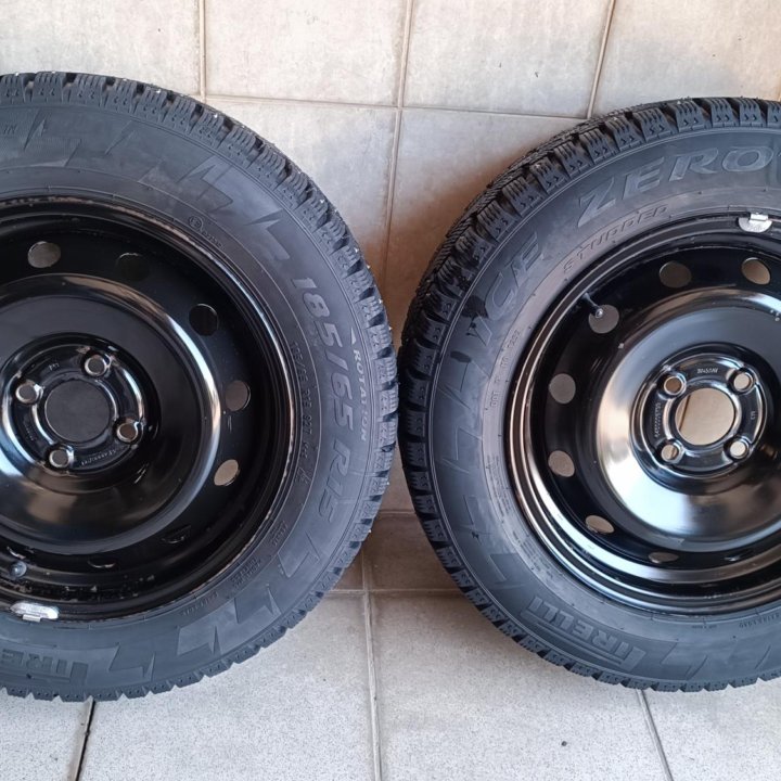 Зимняя резина в сборе pirelli ice zero 185/65 r15