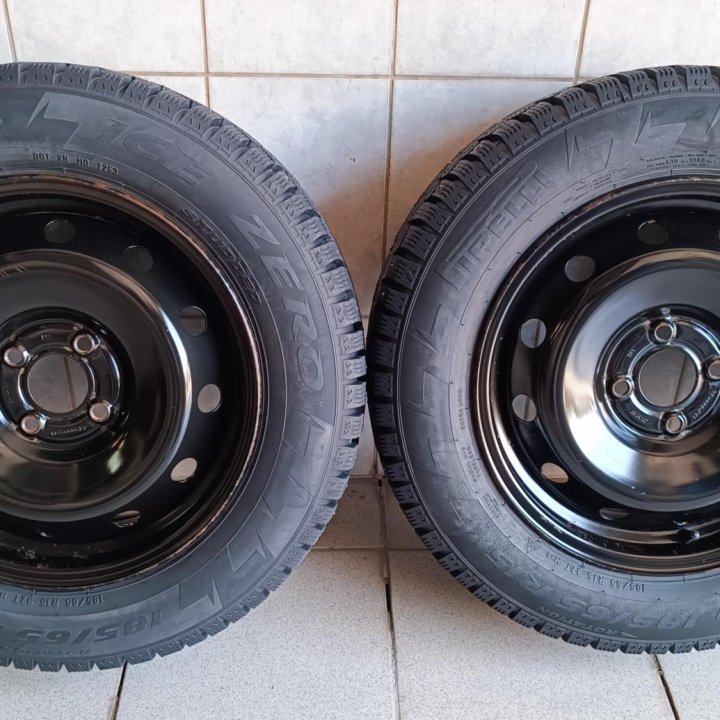 Зимняя резина в сборе pirelli ice zero 185/65 r15