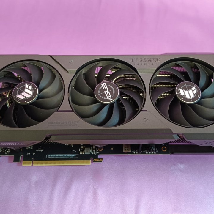 Видеокарта asus Tuf gaming RTX 4070 ti 12 gb