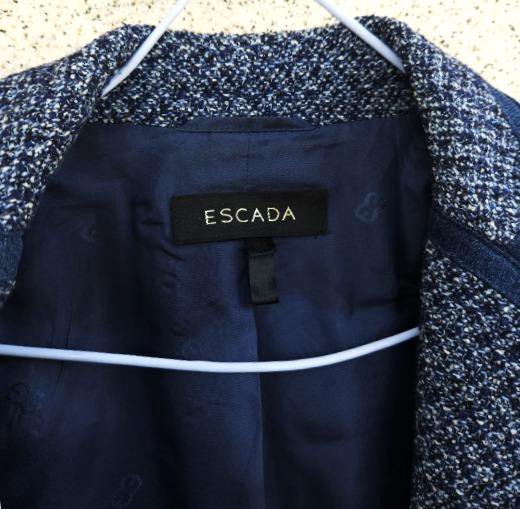 Escada, оригинал, шикарный твидовый костюм