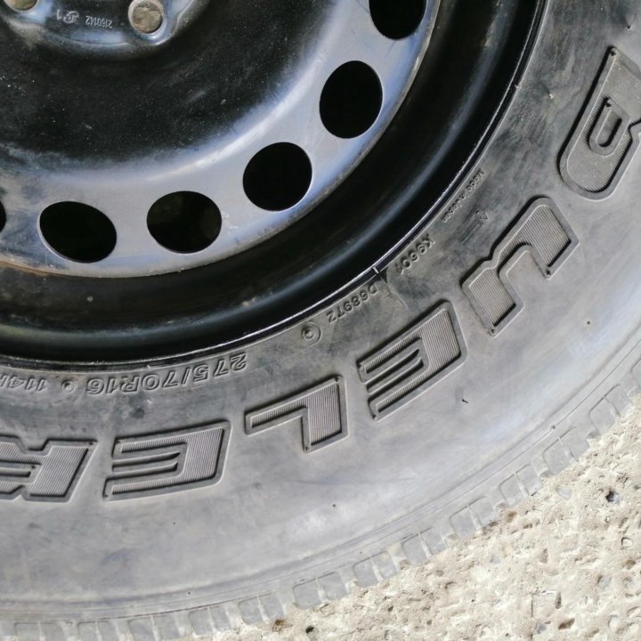 Продам 1шт шину R16, 275/70 Bridgestone.