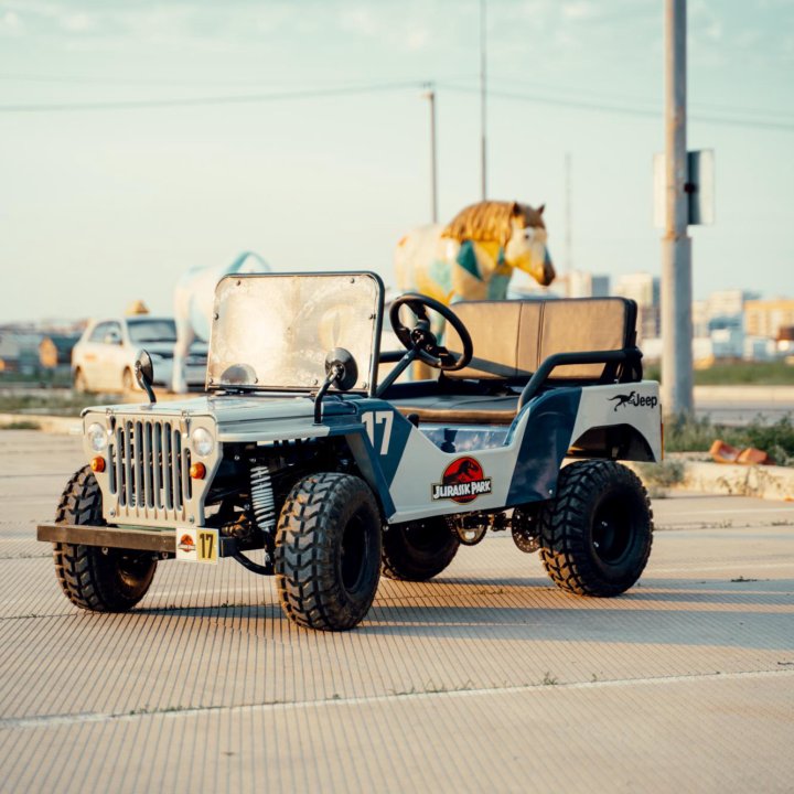 Электро мобиль jeep mini Willys