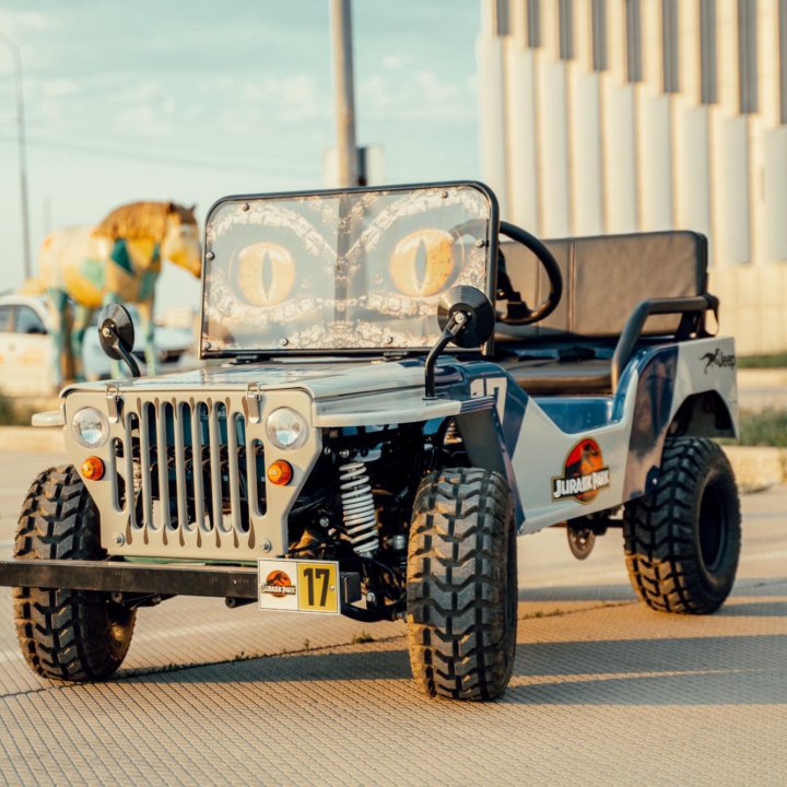 Электро мобиль jeep mini Willys