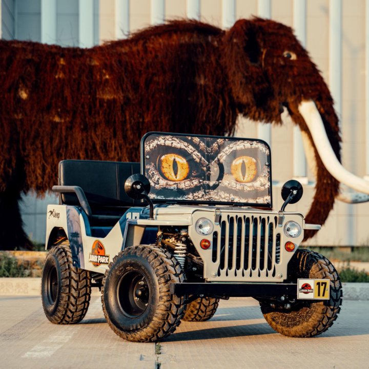 Электро мобиль jeep mini Willys