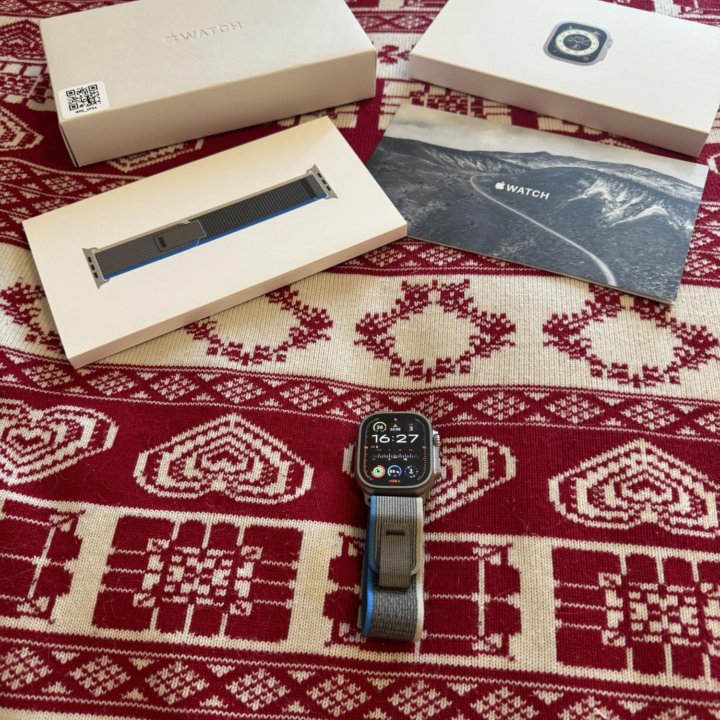 Apple Watch Ultra Blue/Gray Trail Loop