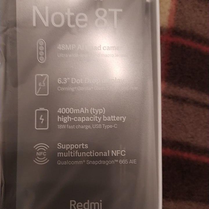 Смартфон Redmi Note 8Т 64gb