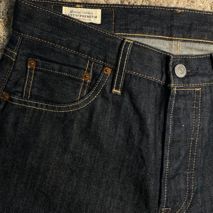 Джинсы levi's 501 dark indigo