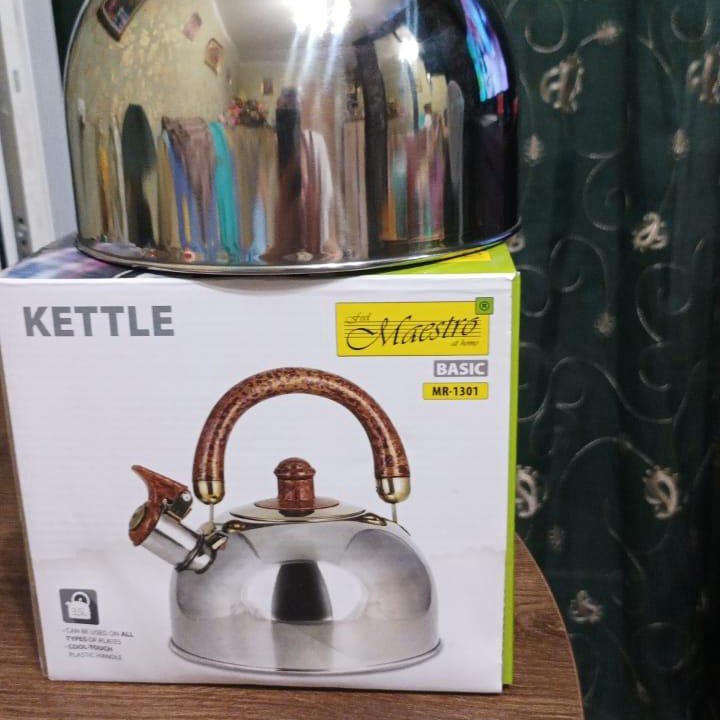 Чайник со свистком новый KETTLE Maestro MR -1301