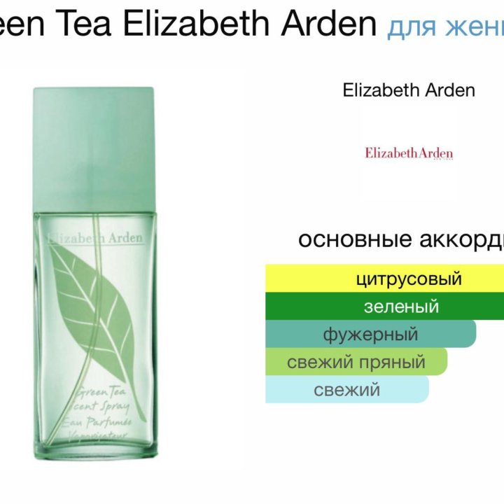 Женские духи Green Tea Elizabeth Arden 100 мл.