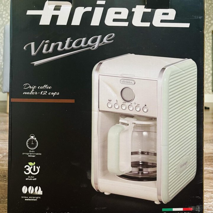 Кофеварка капельная Ariete Vintage 1342 (бежевый)