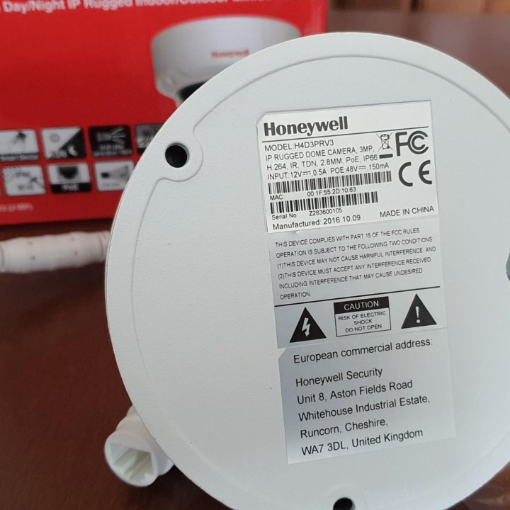 Камера видеонаблюдения купольная Honeywell