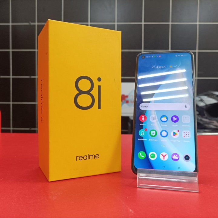 Cмаpтфон realme 8i 4/64 ГБ