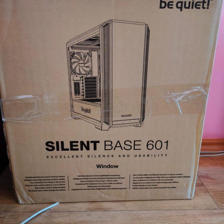 Корпус Silent Base 601 Black Window