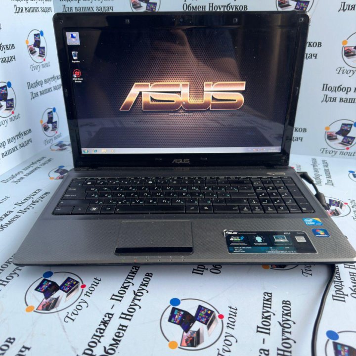 ASUS A52J, игровой ноут RADEON 6370, CORE I3 380m