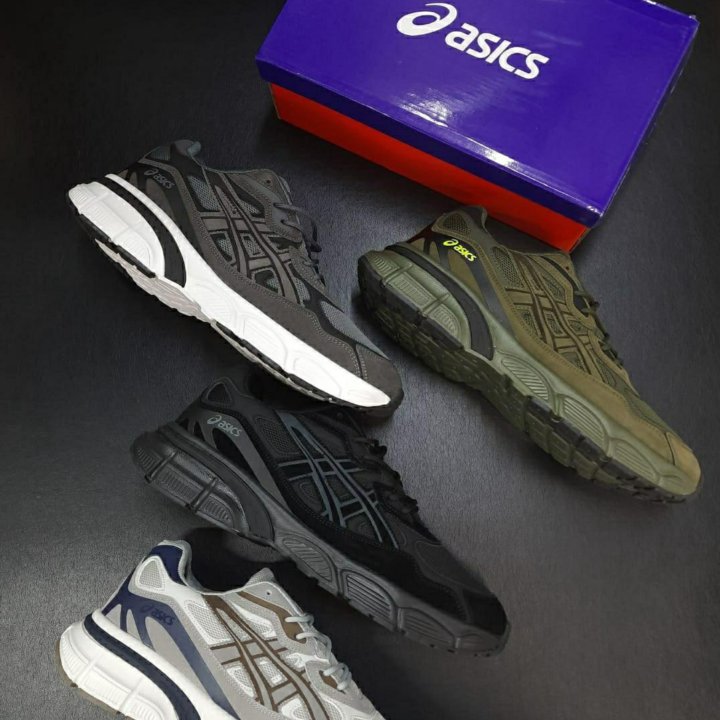 Кроссовки Asics большие размеры артикул 125 чёрный