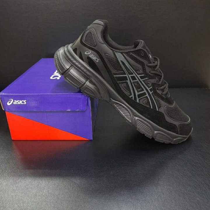 Кроссовки Asics большие размеры артикул 125 чёрный