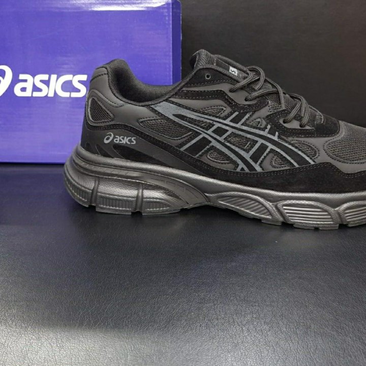 Кроссовки Asics большие размеры артикул 125 чёрный