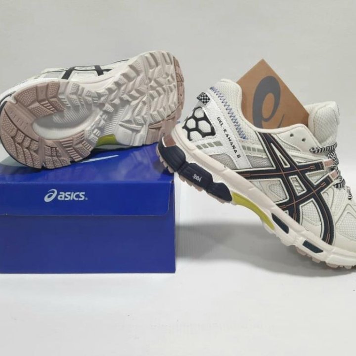 Кроссовки Asics трейл 40-44 артикул 2408 молоко