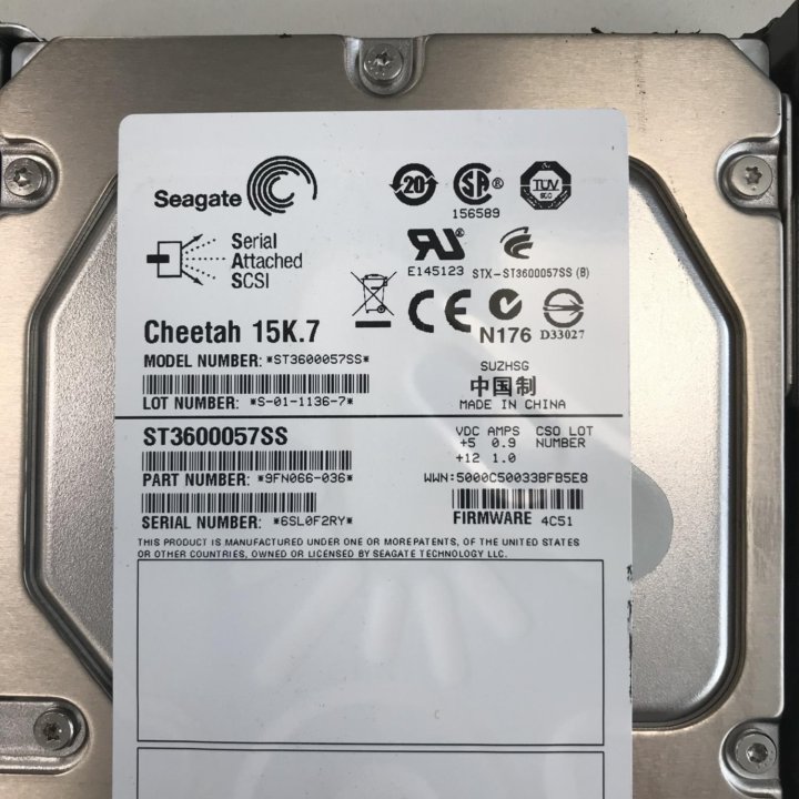 Жесткий диск Seagate Cheetah 15K.7 ST3600057SS