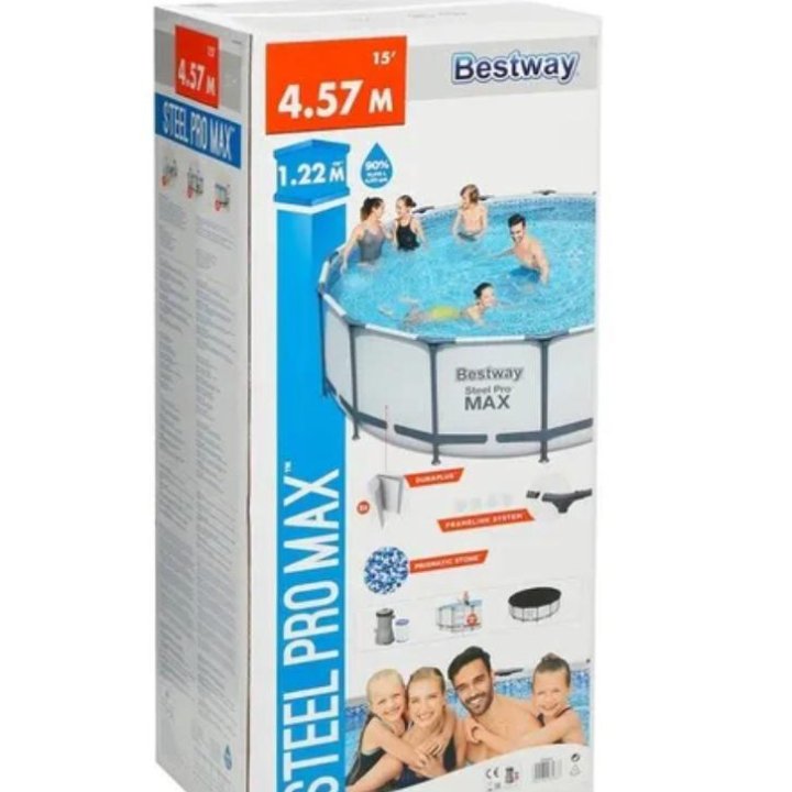 Каркасный бассейн Bestway Steel Pro Max 457х122см