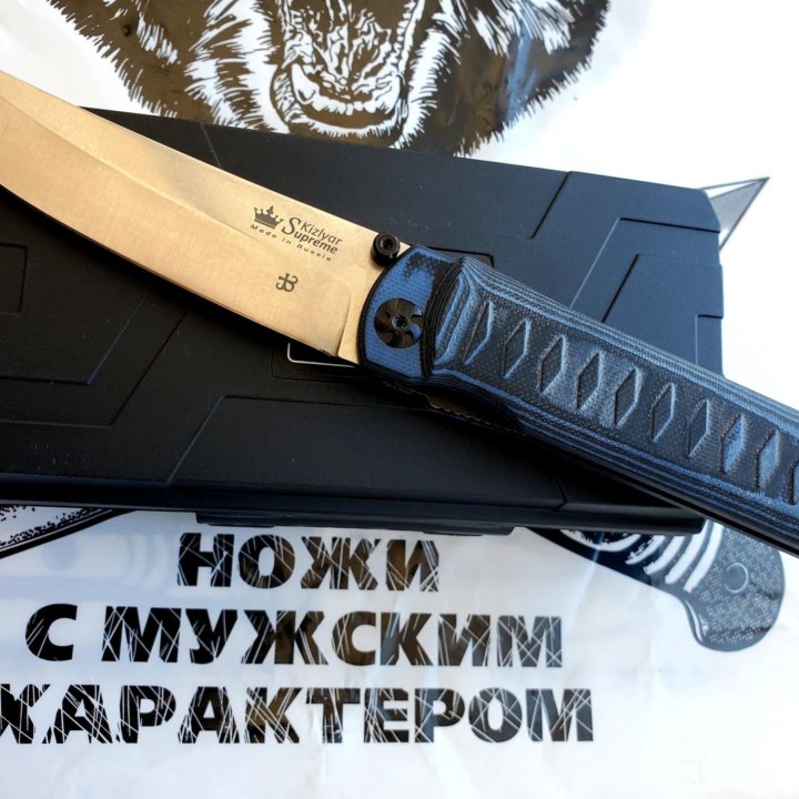 Нож Kizlyar Supreme Whisper M390 На подшипнике