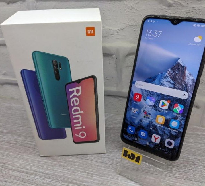 Смартфон Xiaomi Redmi 9 4/64GB серый