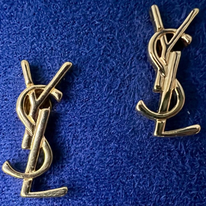 Серьги и браслет ysl