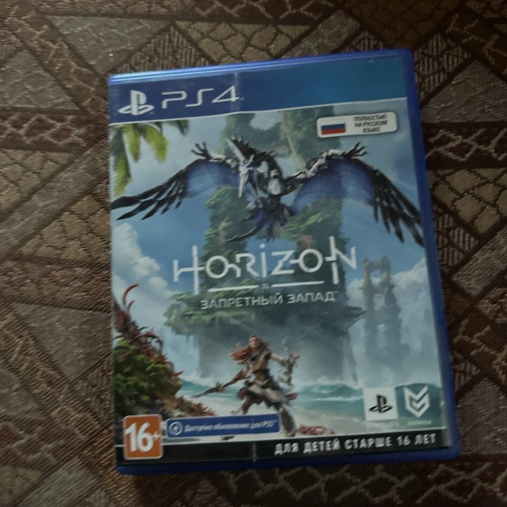 Диск ps4 Horizon запретный запад