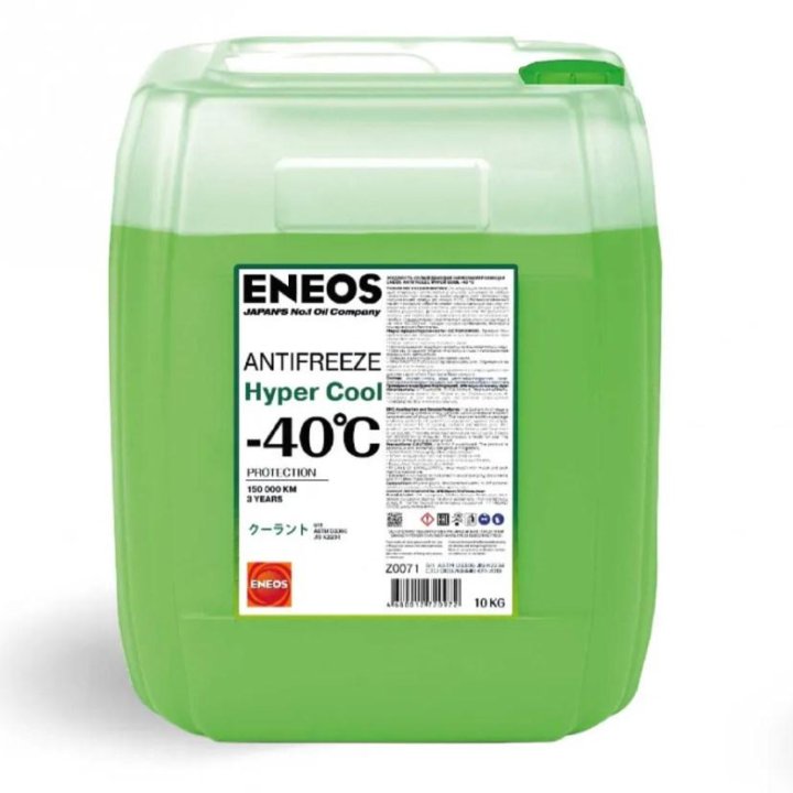 Антифриз Eneos Hyper Cool -40С G11 зеленый 10кг