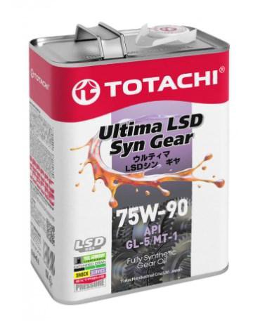 Масло трансмиссионное для МКПП Totachi Ultima Syn Gear LSD GL-5 75w90 4 литра