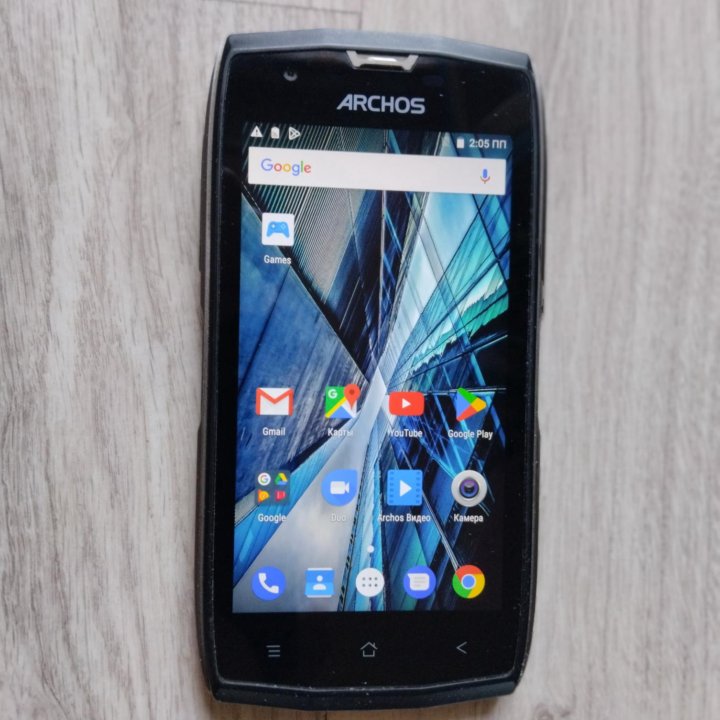 Смартфон Archos Sense 50X, влагозащита, антиудар