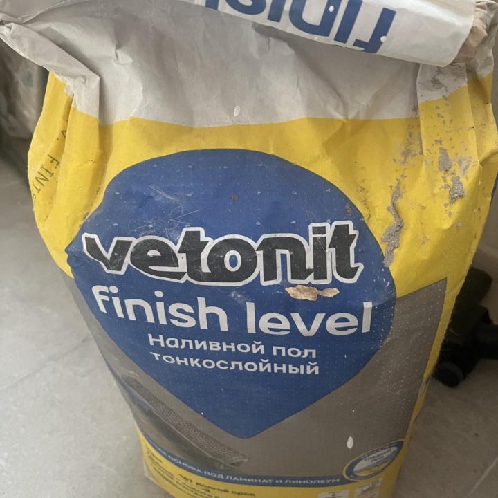 Наливной пол vetonit finish level