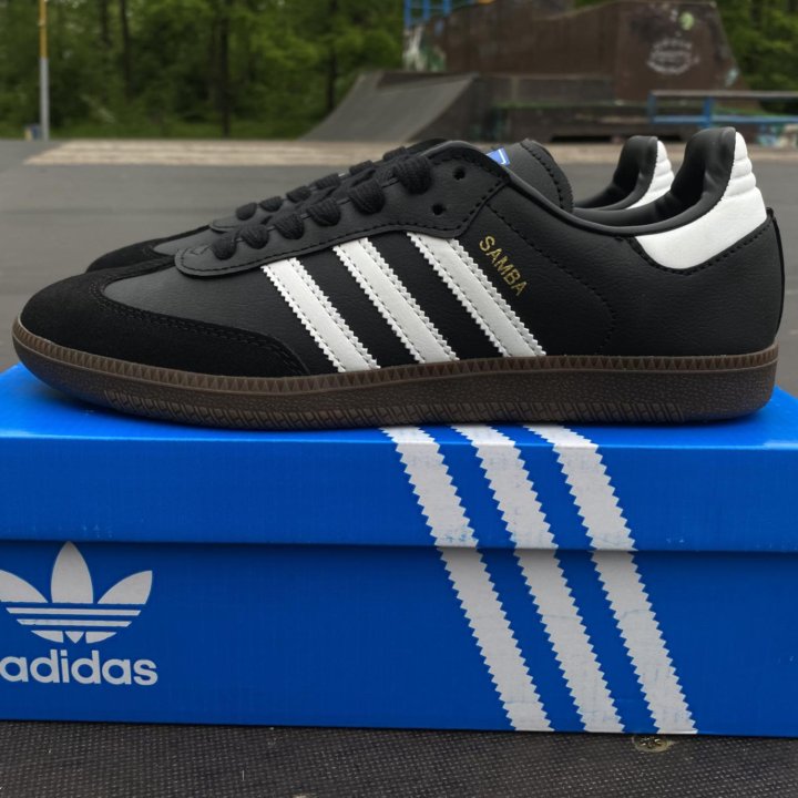 Кроссовки Adidas Samba Чёрные