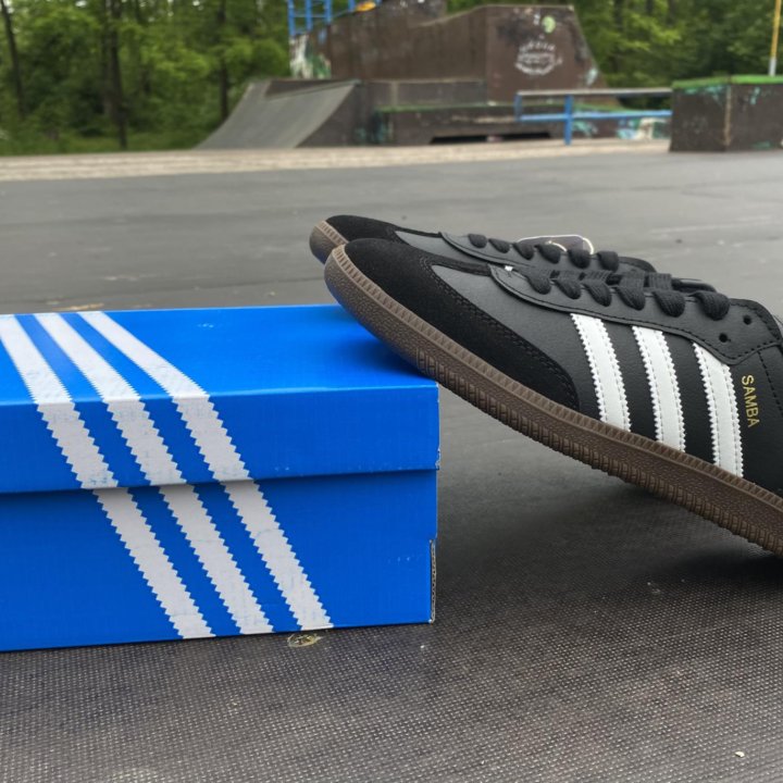 Кроссовки Adidas Samba Чёрные