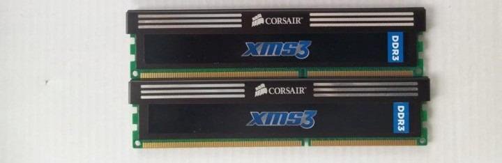 8 гигов DDR3 - 1600MHz Corsair XMS3