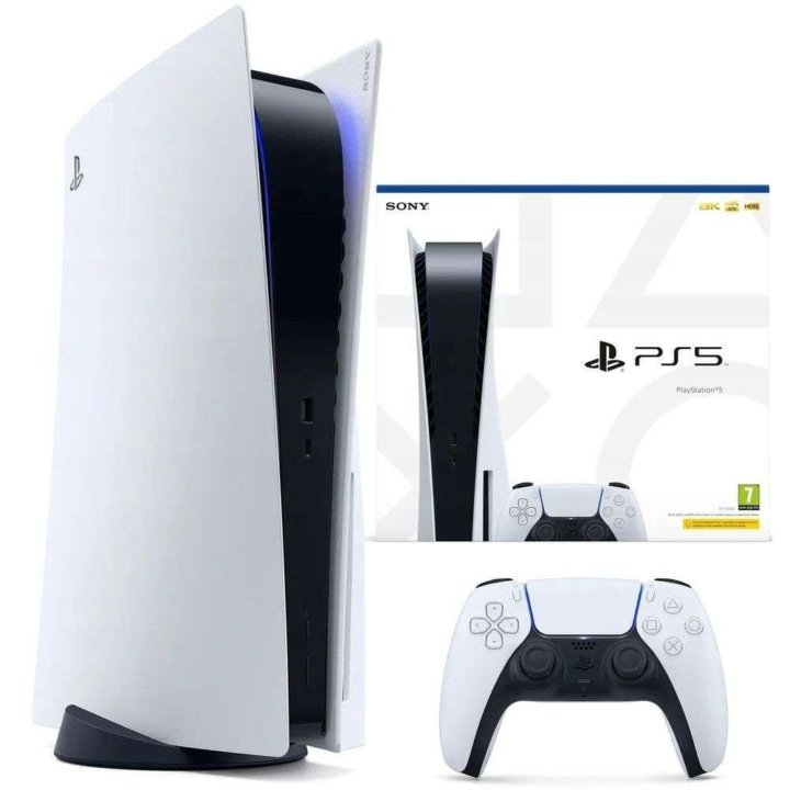 PS5 Slim 1TB +игры +Гарантия 12 мес